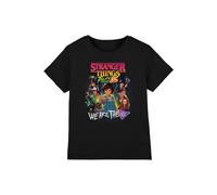 Stranger Things Tales From 85 Hic Poster Kids T-Shirt, Black | Size: 7-8 Years Stranger Things Black 7-8 Years