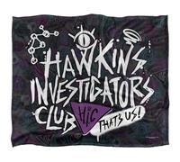 Stranger Things Tales From 85 Hic Scribble Super Soft Silky Feel Blanket - 60" x 50"