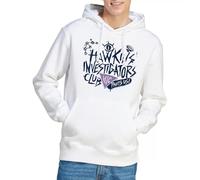 Stranger Things Tales From 85 Hic Scribble Unisex Hoodie, White, X-Large