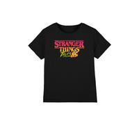 Stranger Things Tales From 85 Logo Kids T-Shirt, Black | Size: 12-13 Years Stranger Things Black 12-13 Years