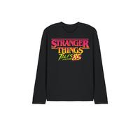Stranger Things Tales From 85 Logo Long Sleeve T-Shirt, Black | Size: XL Stranger Things Black XL