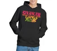 Stranger Things Tales From 85 Logo Unisex Hoodie, Black, Large