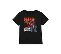 Stranger Things Tales From 85 Max Kids T-Shirt, Black | Size: 7-8 Years Stranger Things Black 7-8 Years