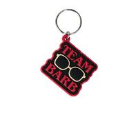 Stranger Things Team Barb Rubber Keyring - Black/Red - One Size - Black/Red