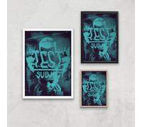 Stranger Things Test Subject Giclee Art Print - A3 - Wooden Frame