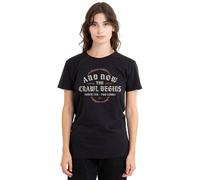 Stranger Things The Crawl Begins Ladies T Shirt, Black, Small