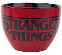 Pyramid International Stranger Things Mug (Logo Design) Large Ceramic Huggy Mug in Presentation Gift Box - Official Merchandise, Red, Black