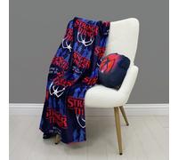 Stranger Things Blanket Kids Teenagers Fleece Navy Soft Throw The Upside Down
