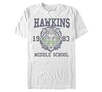 Stranger Things - Tiger Sep Men's Crew neck White M