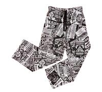 Stranger Things Unisex Adult Adverts Montage Lounge Pants - White - White - XL - 100% Cotton