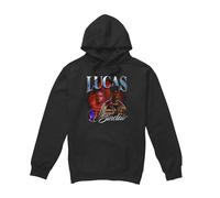Stranger Things Unisex Adult Lucas Homage Hoodie - Black - Black - XL