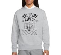 Stranger Things Unisex Stranger Things Hellfire Graduation Unisex Sweatshirt, Athletic Heather Sweatshirt