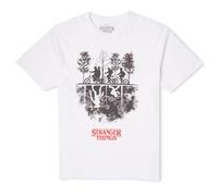 Stranger Things Upside Down Men's T-Shirt - White S