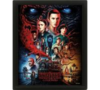 Stranger Things Vecna 3D Framed Poster - Multicoloured - 10in x 8in - Multicoloured