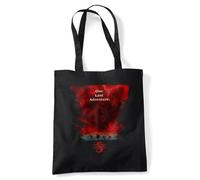 Stranger Things Vecna Clouds Poster Grocery Travel Reusable Tote Bag, Black