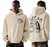 Stranger Things Vecna Doodle Hoodie sand L
