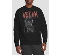 Stranger Things Vecna Face Sweatshirt, Black | Size: Large Stranger Things Black L