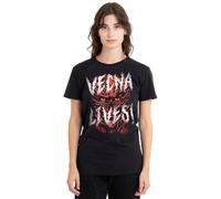 Stranger Things Vecna Lives Ladies T Shirt, Black, Medium