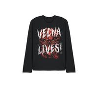Stranger Things Vecna Lives Unisex Long Sleeve T Shirt, Black, X-Large