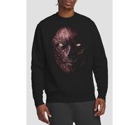 Stranger Things Vecna Oversized Face Sweatshirt, Black | Size: Medium Stranger Things Black M