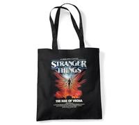 Stranger Things Vecna Rise Poster Grocery Travel Reusable Tote Bag, Black