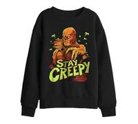 Stranger Things Vecna Stay Creepy Kids Sweatshirt, Black, 5-6