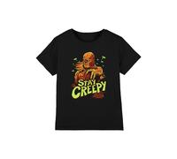 Stranger Things Vecna Stay Creepy Kids T-Shirt, Black | Size: 12-13 Years Stranger Things Black 12-13 Years