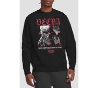 Stranger Things Vecna Suffering Sweatshirt, Black | Size: Large Stranger Things Black L