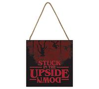 Stranger Things Wall Art (Stuck Upside Down Design) 20cm x 20cm x 3cm - Official Merchandise