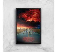 Stranger Things Welcome To Hawkins Giclee Art Print - A2 - Print Only