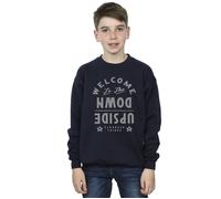 Stranger Things Welcome To Upside Down Sweatshirt Netflix Navy 9 Years
