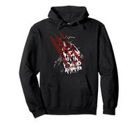 Stranger Things We're Not In Hawkins Anymore Demogorgon Pullover Hoodie, Adult Unisex, Black, Large