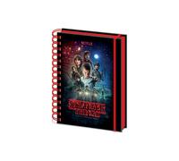 Stranger Things Wirebound Notebook (Unisex Black)