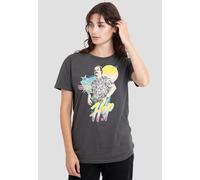 Stranger Things Women's 80'S Jim Hopper T-Shirt, Charcoal in Grey | Size: XL Stranger Things Grey XL