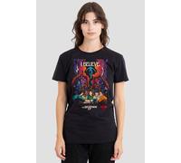 Stranger Things Women's Butcher Billy S5 Ch 8 T-Shirt, Black | Size: Small Stranger Things Black S