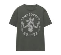 Stranger Things Womens Demogorgon Hunter T-Shirt - Black - M - Black