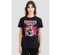 Stranger Things Women's Eleven Lightning Poster T-Shirt, Black | Size: XL Stranger Things Black XL