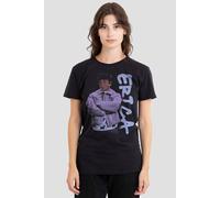 Stranger Things Women's Erica Neo Homage T-Shirt, Black | Size: Medium Stranger Things Black M