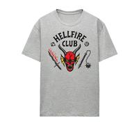 Stranger Things Womens Hellfire Club T-Shirt - Athletic Heather - XXL - Athletic Heather