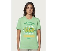 Stranger Things Women's Hopper's Triple Decker Waffle Extravaganza Relaxed Fit T-Shirt in Mint | Size: XL Stranger Things Mint XL
