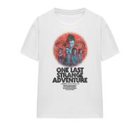 Stranger Things Womens One Last Adventure Poster T-Shirt - White - XXL - White