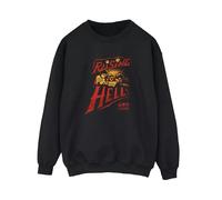 Stranger Things Womens Raising Hell Sweatshirt - Black - Black - 3XL