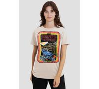Stranger Things Women's Retro Sketch Cover T-Shirt, Natural | Size: XL Stranger Things Natural XL