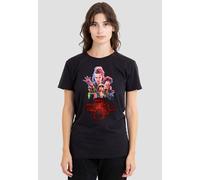Stranger Things Women's Season Three Poster T-Shirt, Black | Size: XL Stranger Things Black XL