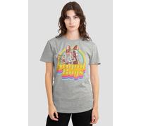 Stranger Things Women's Stupid T-Shirt, Athletic Heather in Light Grey | Size: 2XL Stranger Things Light Grey 2XL