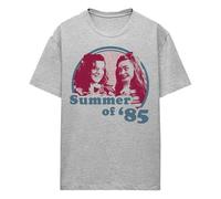 Stranger Things Womens Summer Of 85 Eleven & Max Heather T-Shirt - Athletic - Athletic - S