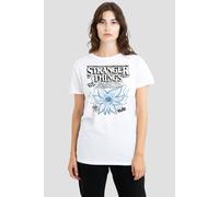Stranger Things Women's Tales From 85 Demo Sketch T-Shirt, White | Size: Large Stranger Things White L
