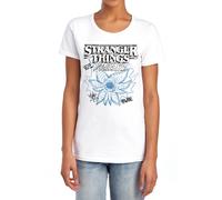 Stranger Things Women's Tales From 85 Demo Sketch T-Shirt, White | Size: Small Stranger Things White S