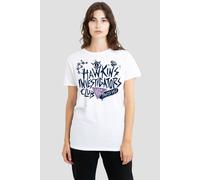 Stranger Things Women's Tales From 85 Hic Scribble T-Shirt, White | Size: 2XL Stranger Things White 2XL