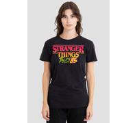 Stranger Things Women's Tales From 85 Logo T-Shirt, Black | Size: Medium Stranger Things Black M
